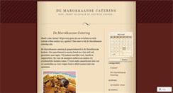 Desktop Screenshot of demarokkaansecatering.wordpress.com