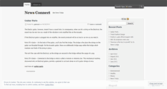 Desktop Screenshot of newsconnect.wordpress.com