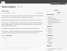Tablet Screenshot of newsconnect.wordpress.com