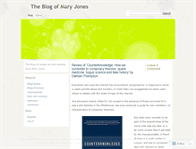 Tablet Screenshot of maryjonesblog.wordpress.com
