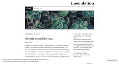 Desktop Screenshot of inosculation.wordpress.com