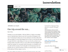 Tablet Screenshot of inosculation.wordpress.com