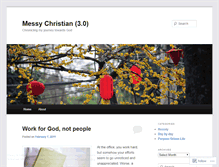 Tablet Screenshot of messychristian.wordpress.com