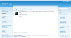 Desktop Screenshot of nathaliesview.wordpress.com