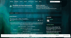 Desktop Screenshot of perdidoensanborondon.wordpress.com