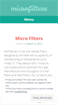 Mobile Screenshot of microfilters.wordpress.com