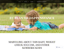 Tablet Screenshot of byplanorhappenstance.wordpress.com