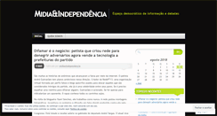 Desktop Screenshot of midiaeindependencia.wordpress.com