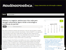 Tablet Screenshot of midiaeindependencia.wordpress.com