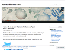 Tablet Screenshot of eharmonhomes.wordpress.com