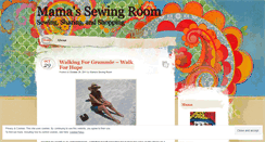 Desktop Screenshot of mamassewingroom.wordpress.com