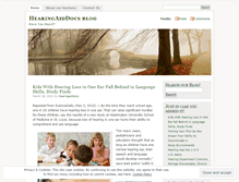 Tablet Screenshot of hearingaiddocs.wordpress.com