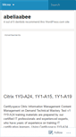 Mobile Screenshot of abeliaabee.wordpress.com