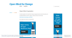 Desktop Screenshot of openmindfordesign.wordpress.com