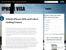 Tablet Screenshot of iphonevisa.wordpress.com