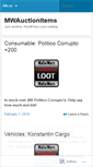 Mobile Screenshot of mwauctionitems.wordpress.com