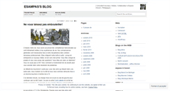Desktop Screenshot of esampas.wordpress.com