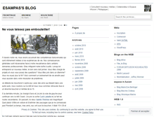 Tablet Screenshot of esampas.wordpress.com