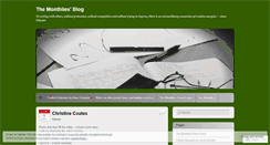 Desktop Screenshot of monthliesblog.wordpress.com