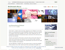 Tablet Screenshot of mcdozer.wordpress.com