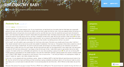 Desktop Screenshot of buildingmybaby.wordpress.com
