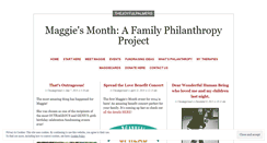 Desktop Screenshot of maggiesmonth.wordpress.com