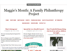 Tablet Screenshot of maggiesmonth.wordpress.com