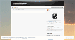 Desktop Screenshot of inverteddiamond.wordpress.com