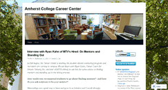 Desktop Screenshot of amherstcareercenter.wordpress.com