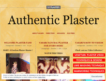 Tablet Screenshot of diyplaster.wordpress.com