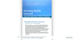 Desktop Screenshot of mustangmedianetwork.wordpress.com