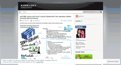 Desktop Screenshot of kaderlinux.wordpress.com