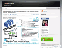 Tablet Screenshot of kaderlinux.wordpress.com