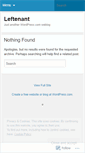Mobile Screenshot of leftenant.wordpress.com