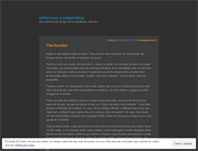 Tablet Screenshot of enfermeraymatematica.wordpress.com
