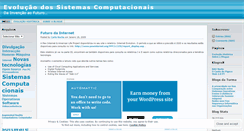 Desktop Screenshot of evolucaodossistemascomputacionais.wordpress.com
