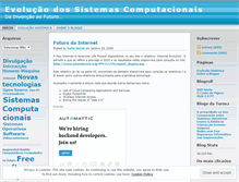 Tablet Screenshot of evolucaodossistemascomputacionais.wordpress.com