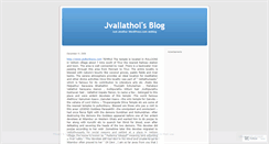 Desktop Screenshot of jvallathol.wordpress.com