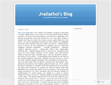 Tablet Screenshot of jvallathol.wordpress.com