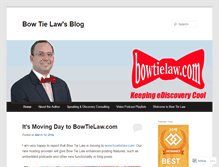 Tablet Screenshot of bowtielaw.wordpress.com