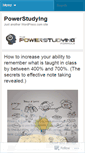 Mobile Screenshot of powerstudying.wordpress.com