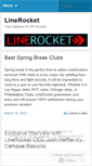 Mobile Screenshot of linerocket.wordpress.com