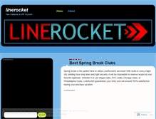 Tablet Screenshot of linerocket.wordpress.com