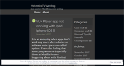 Desktop Screenshot of helvetica1.wordpress.com