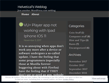 Tablet Screenshot of helvetica1.wordpress.com