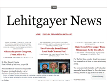 Tablet Screenshot of lehitgayernews.wordpress.com