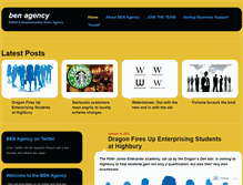 Tablet Screenshot of benagency.wordpress.com