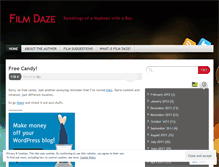 Tablet Screenshot of filmdaze.wordpress.com