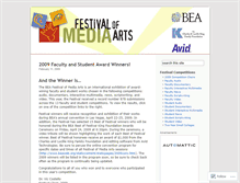 Tablet Screenshot of beafestival2009.wordpress.com