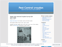 Tablet Screenshot of pestcontrolcroydon.wordpress.com